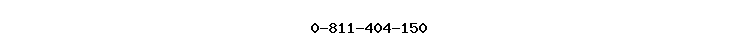 0-811-404-150