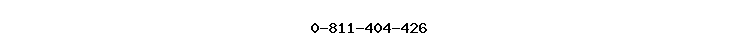 0-811-404-426