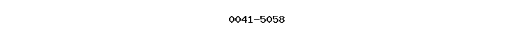 0041-5058