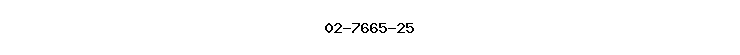 02-7665-25