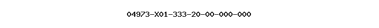 04973-X01-333-20-00-000-000