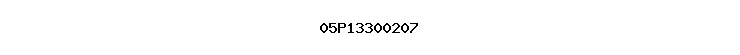 05P13300207