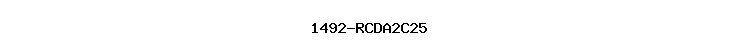 1492-RCDA2C25