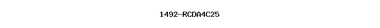 1492-RCDA4C25