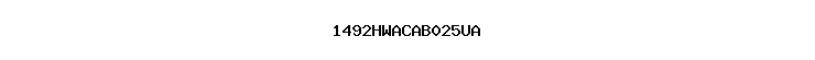 1492HWACAB025UA