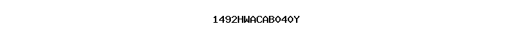 1492HWACAB040Y