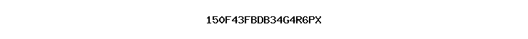 150F43FBDB34G4R6PX