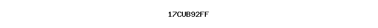 17CUB92FF