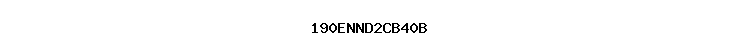190ENND2CB40B