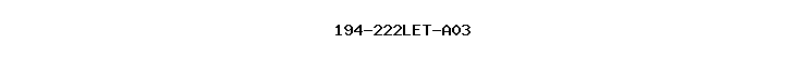 194-222LET-A03