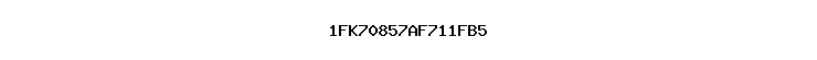 1FK70857AF711FB5