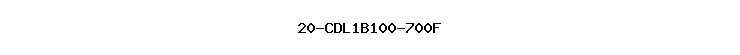 20-CDL1B100-700F