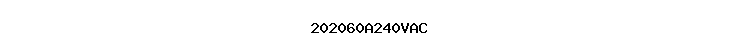 202060A240VAC