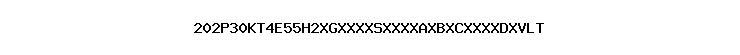 202P30KT4E55H2XGXXXXSXXXXAXBXCXXXXDXVLT