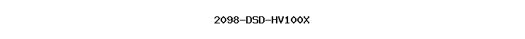2098-DSD-HV100X