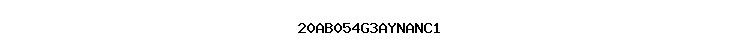 20AB054G3AYNANC1