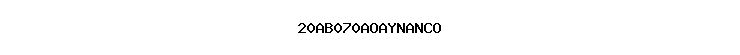 20AB070AOAYNANCO