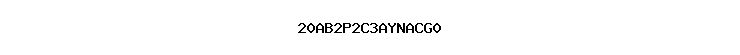 20AB2P2C3AYNACG0