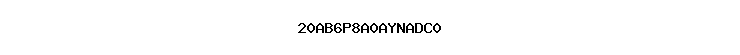 20AB6P8A0AYNADC0