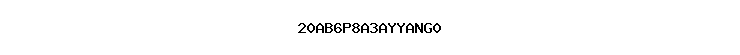 20AB6P8A3AYYANG0