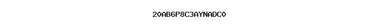 20AB6P8C3AYNADC0