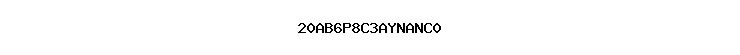 20AB6P8C3AYNANC0