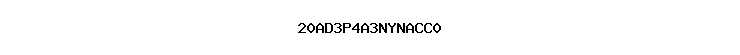 20AD3P4A3NYNACC0
