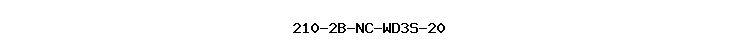 210-2B-NC-WD3S-20