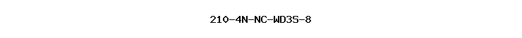 210-4N-NC-WD3S-8