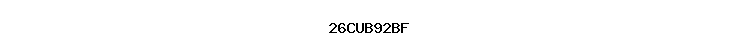 26CUB92BF