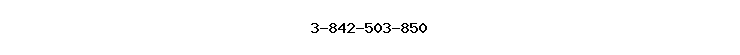 3-842-503-850