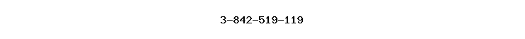 3-842-519-119