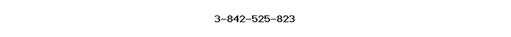 3-842-525-823