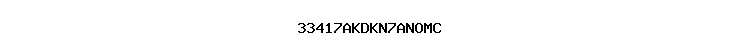 33417AKDKN7ANOMC