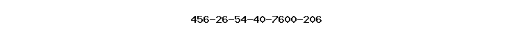 456-26-54-40-7600-206