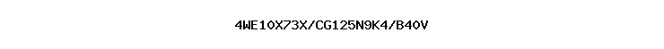 4WE10X73X/CG125N9K4/B40V