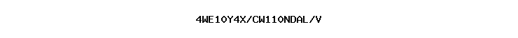4WE10Y4X/CW110NDAL/V