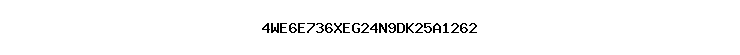 4WE6E736XEG24N9DK25A1262