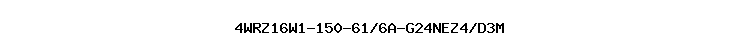 4WRZ16W1-150-61/6A-G24NEZ4/D3M