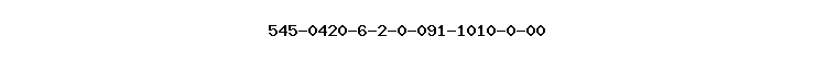 545-0420-6-2-0-091-1010-0-00