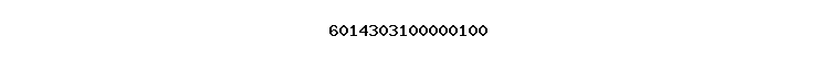 6014303100000100