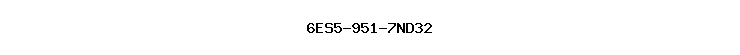 6ES5-951-7ND32