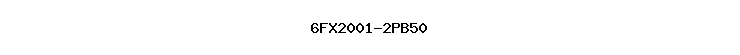 6FX2001-2PB50