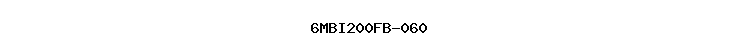 6MBI200FB-060