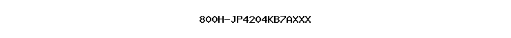 800H-JP4204KB7AXXX