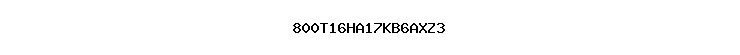 800T16HA17KB6AXZ3