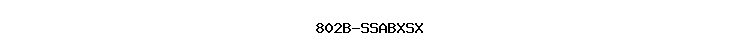 802B-SSABXSX