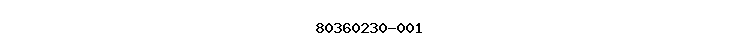 80360230-001