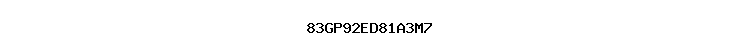 83GP92ED81A3M7