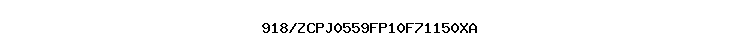 918/ZCPJ0559FP10F71150XA